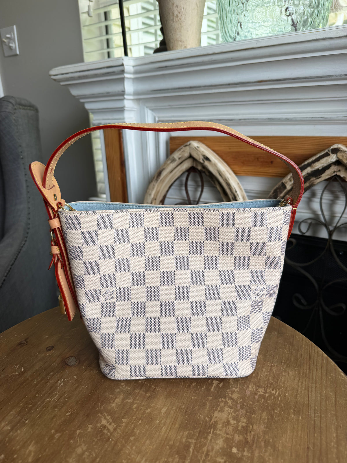All In Bb in Damier Azur