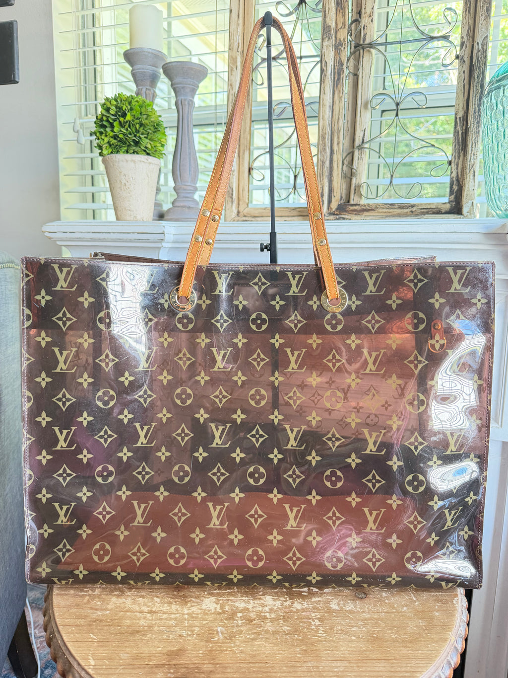 Ambre Sac Cabas Monogram Vinyl GM
