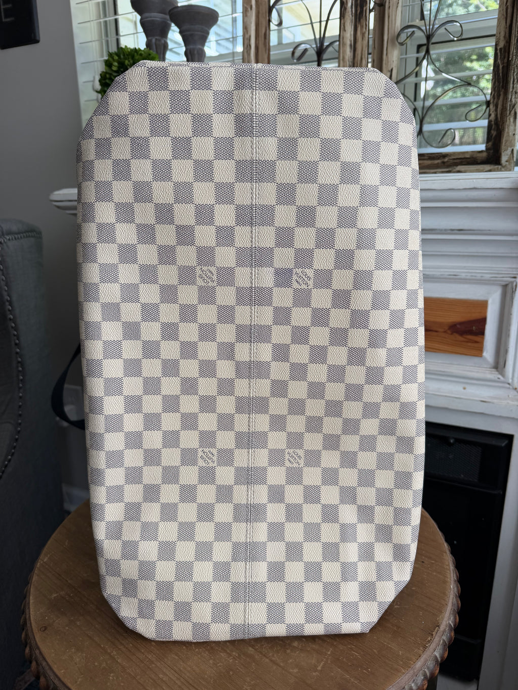 Beach Cabas GM in Damier Azur