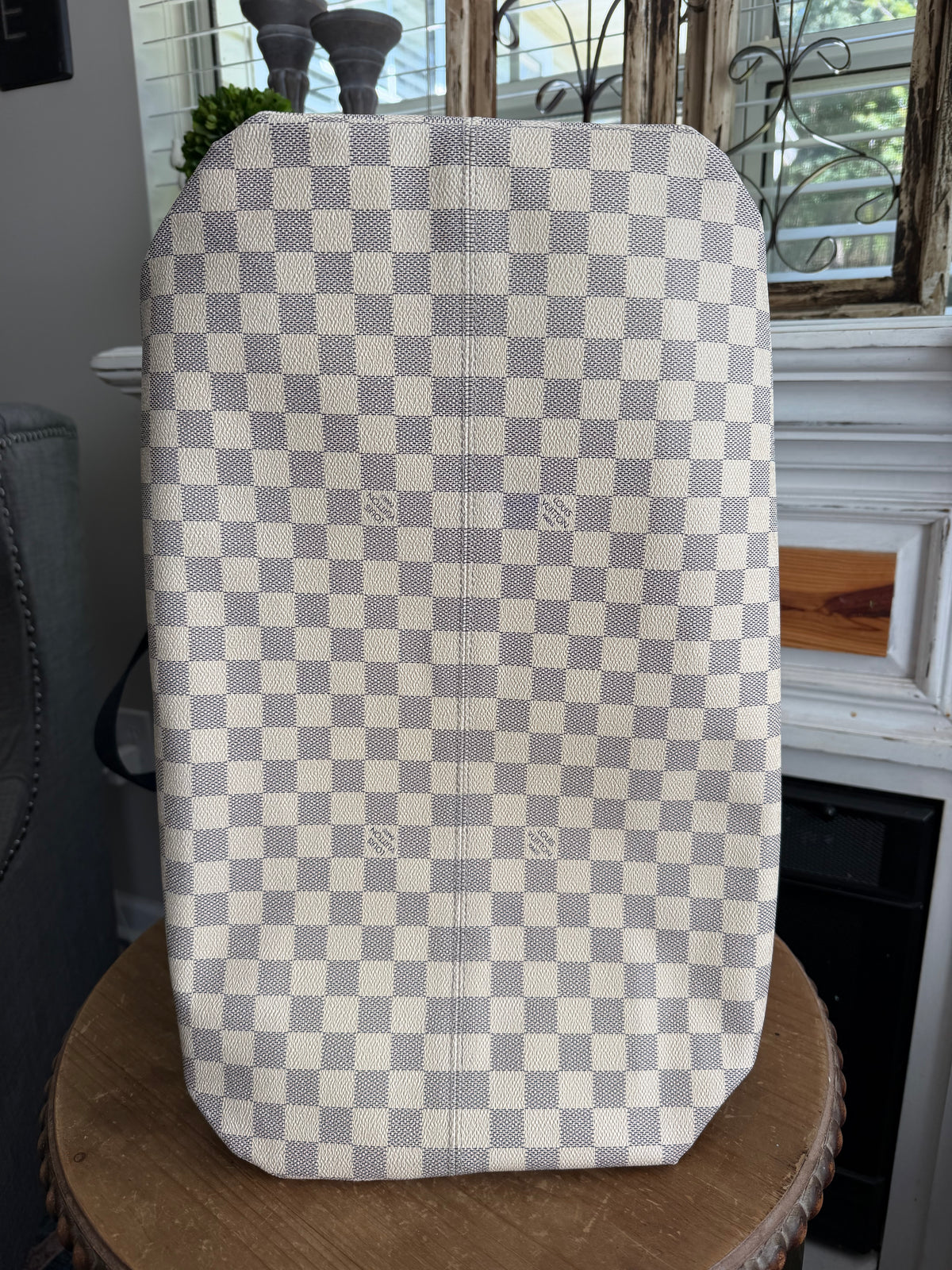 Beach Cabas GM in Damier Azur