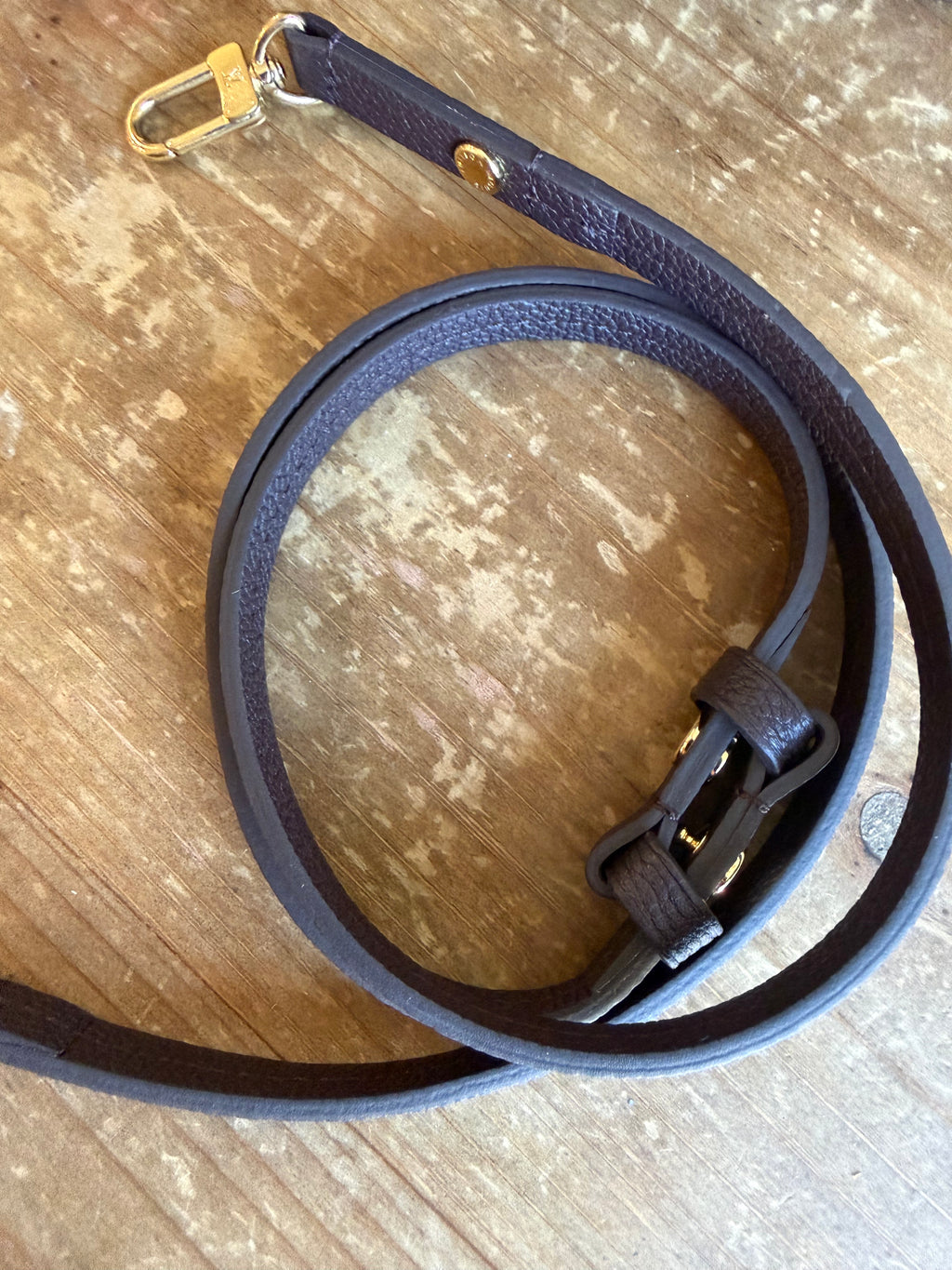 Easy Pouch On Strap Empreinte in Brown