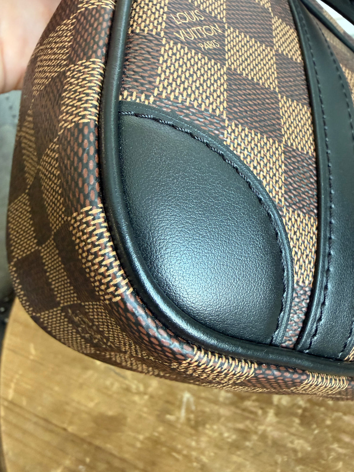 Valisette Souple BB in Damier Ebene and Black