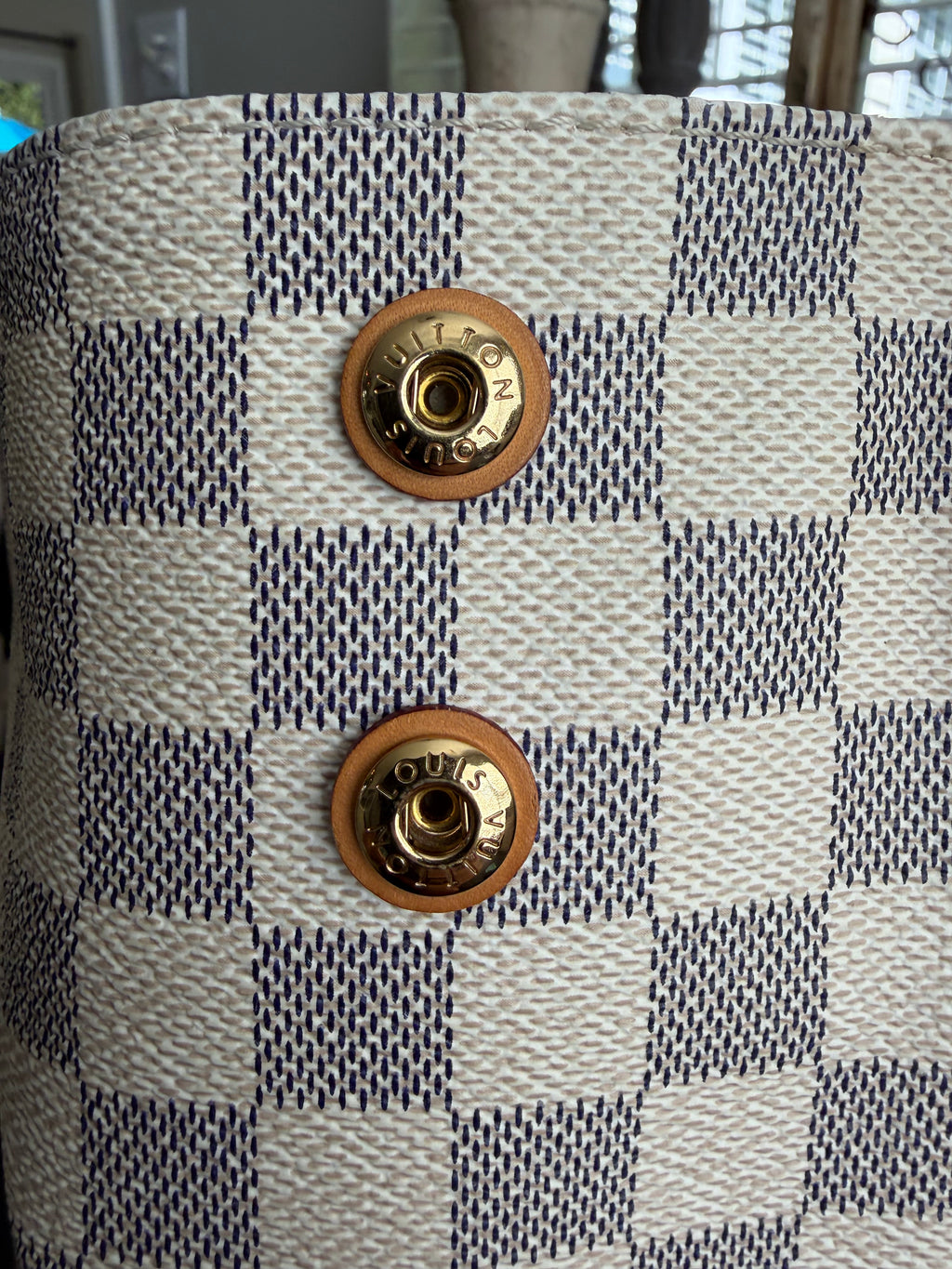 Beach Cabas GM in Damier Azur