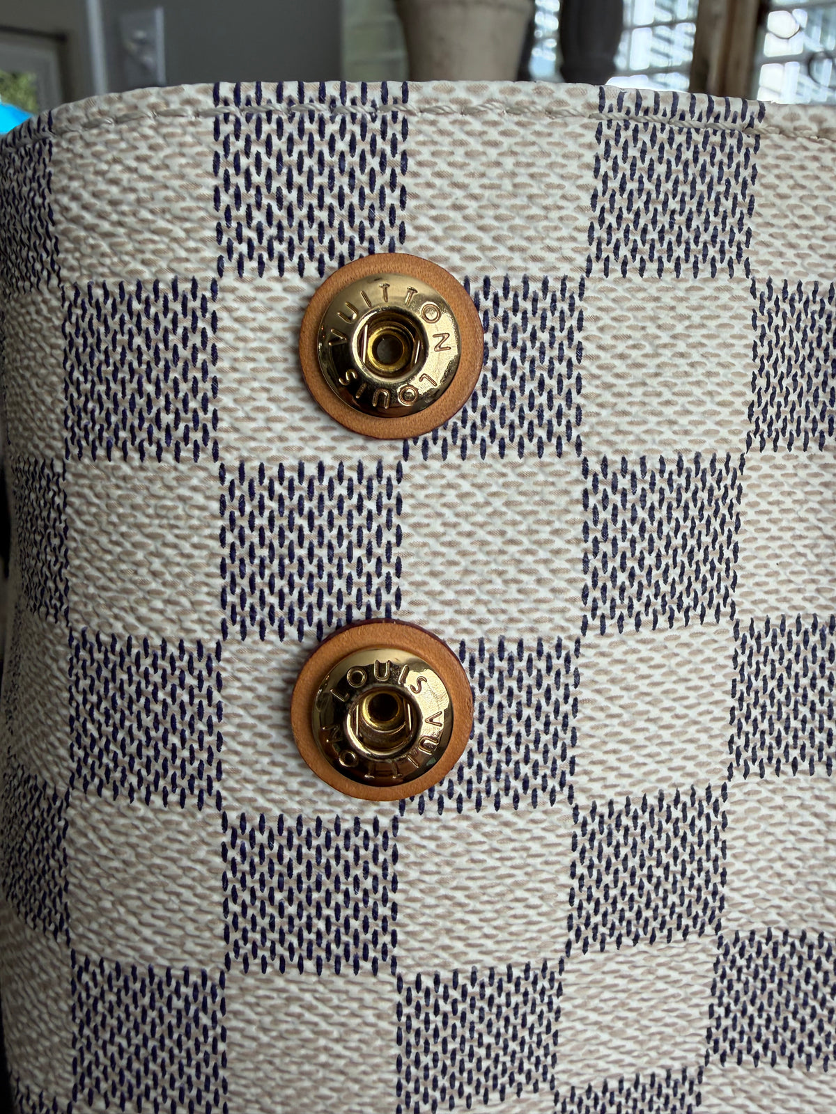 Beach Cabas GM in Damier Azur