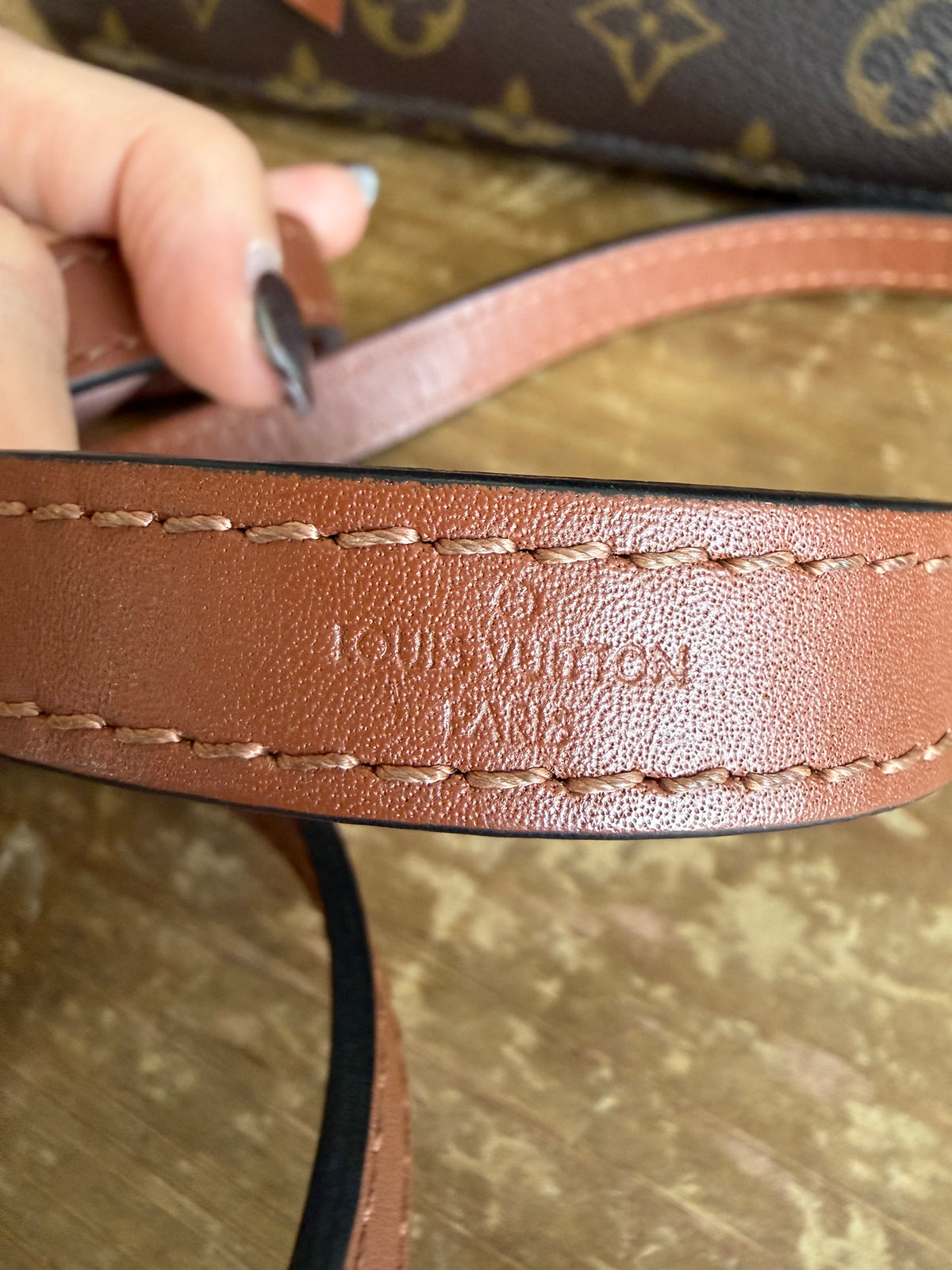 NéoNoé MM in Monogram and Cognac