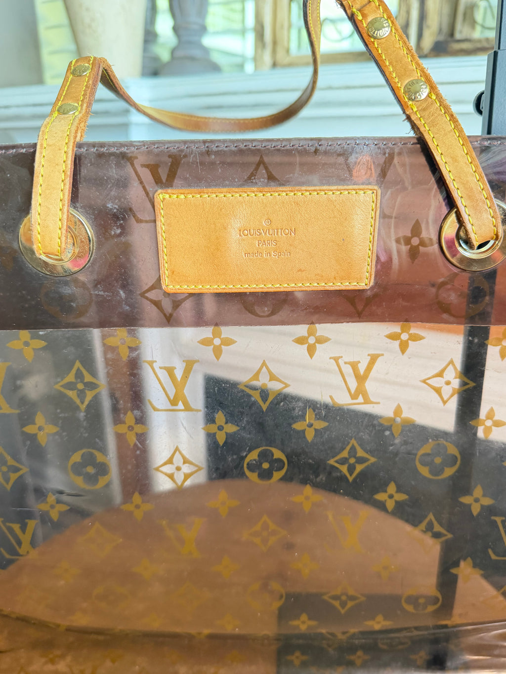 Ambre Sac Cabas Monogram Vinyl GM
