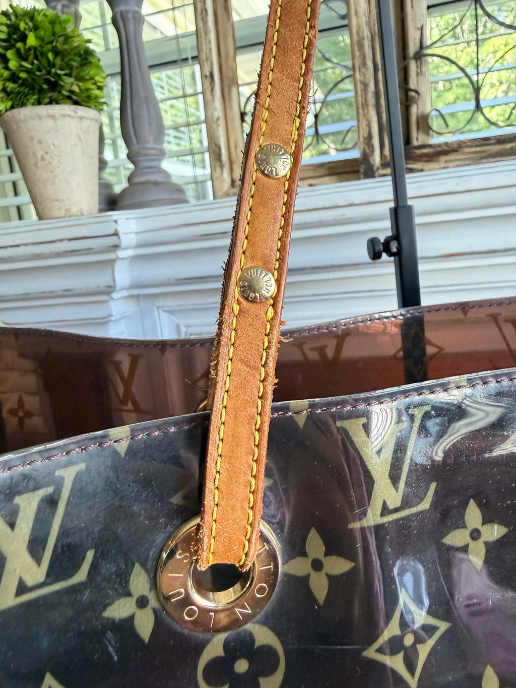 Ambre Sac Cabas Monogram Vinyl GM