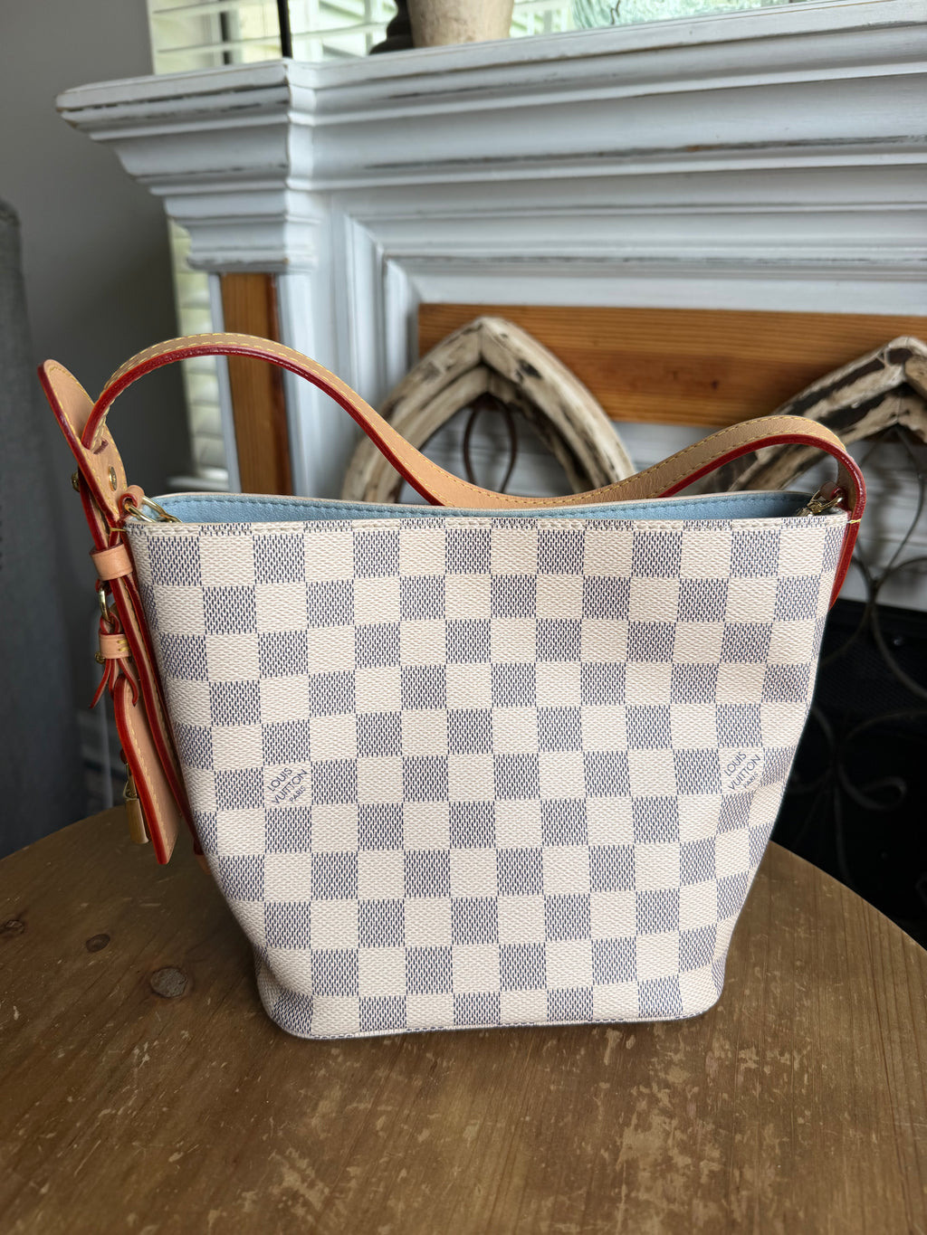 All In Bb in Damier Azur