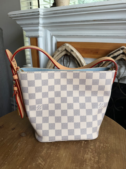 All In Bb in Damier Azur