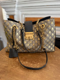 GG Supreme Bee Padlock Tote - Medium