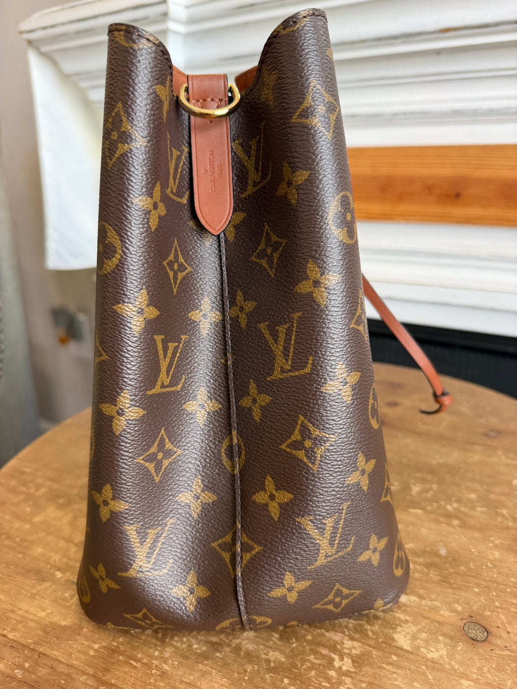 NéoNoé MM in Monogram and Cognac