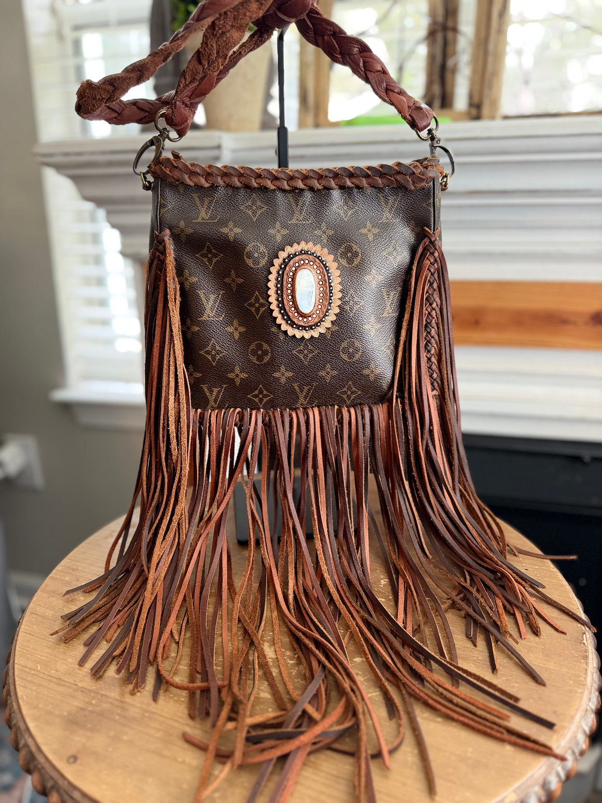Loop MM- Custom up cycled crossbody