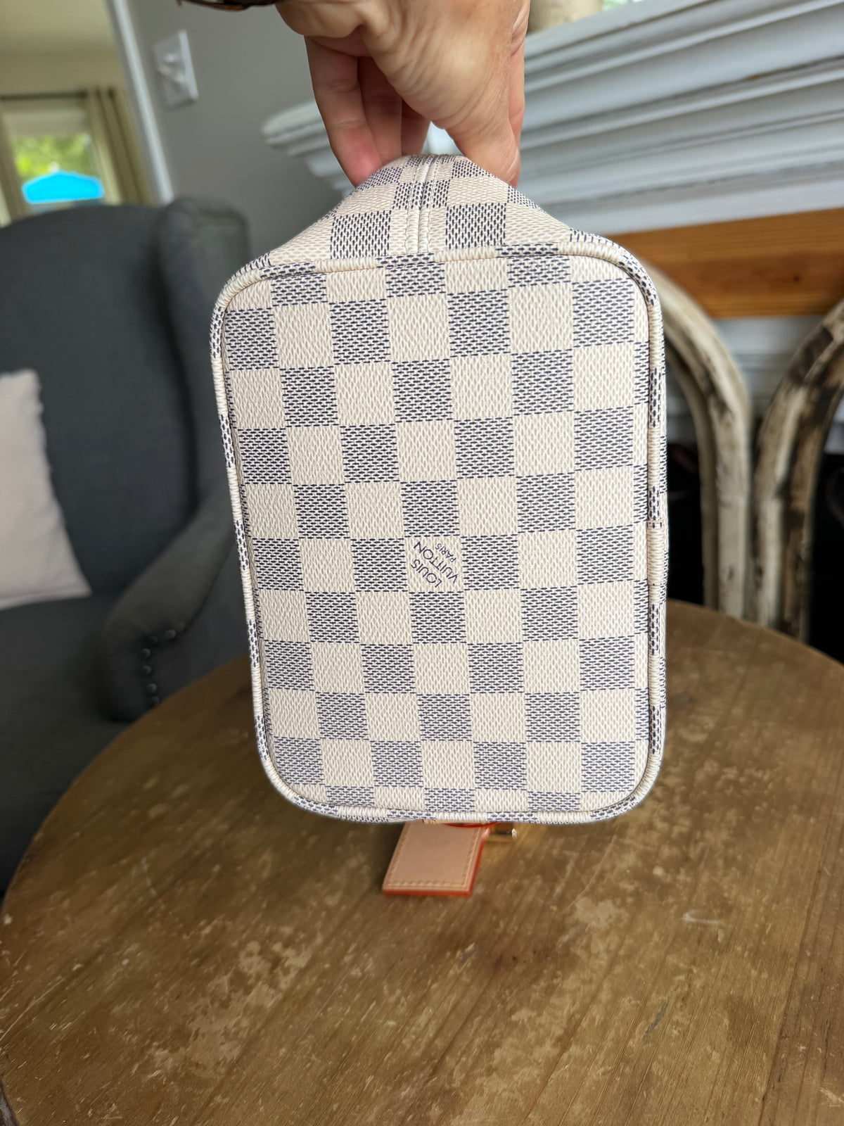 All In Bb in Damier Azur