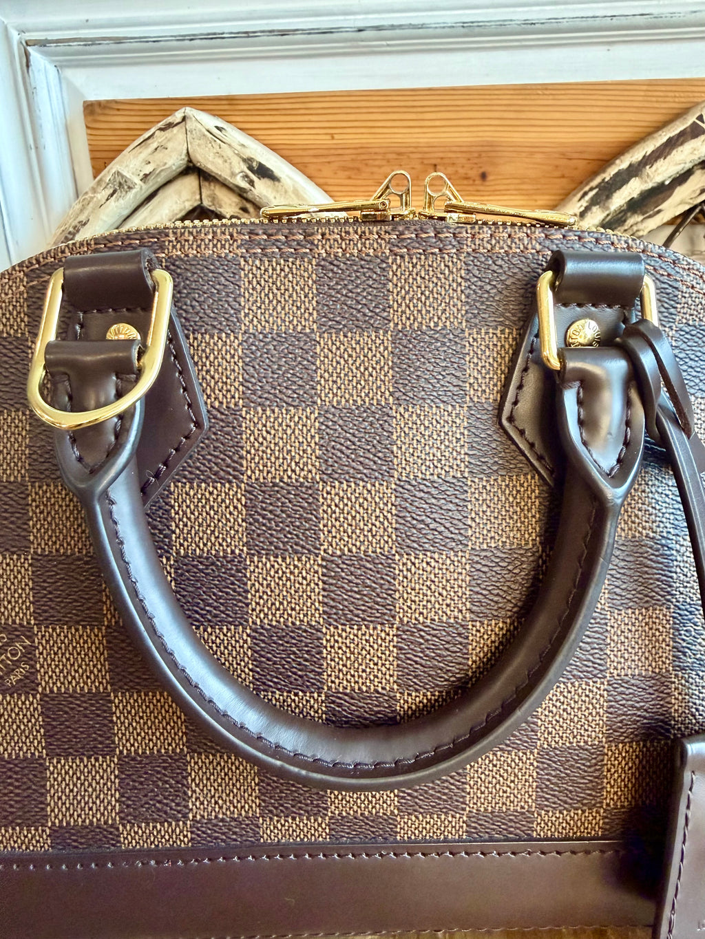 Alma BB in Damier Ebene