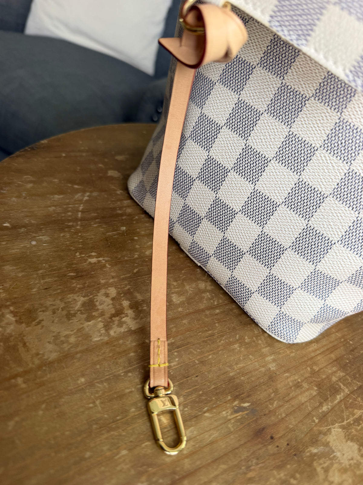 All In Bb in Damier Azur