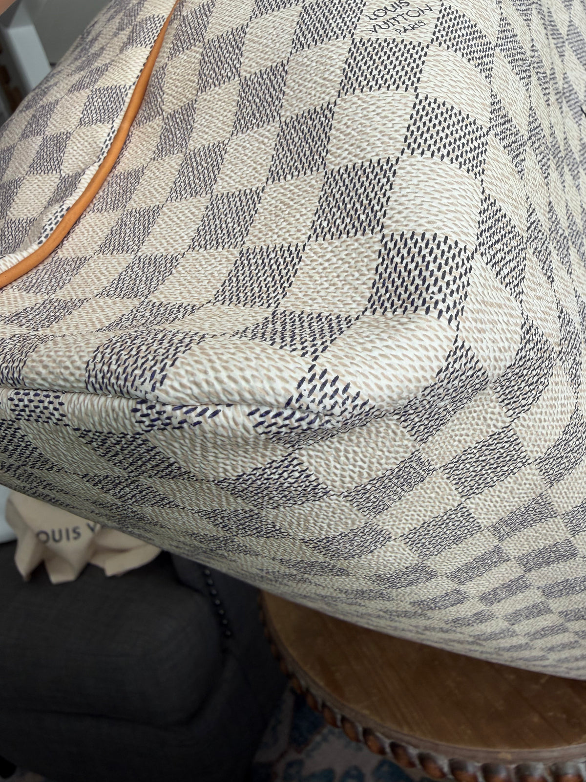 Beach Cabas GM in Damier Azur