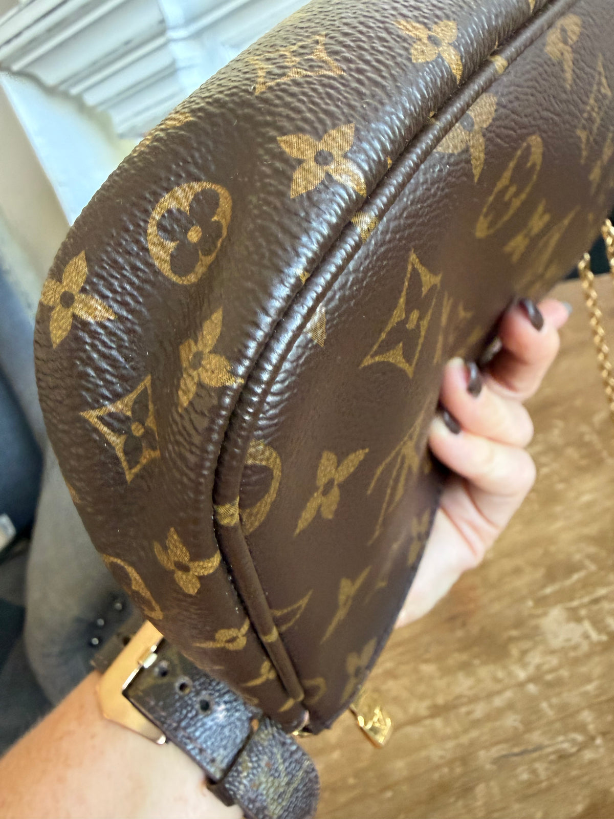 Multi Pochette Accessories in Khaki
