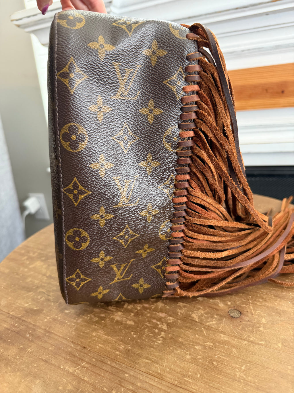 Loop MM- Custom up cycled crossbody