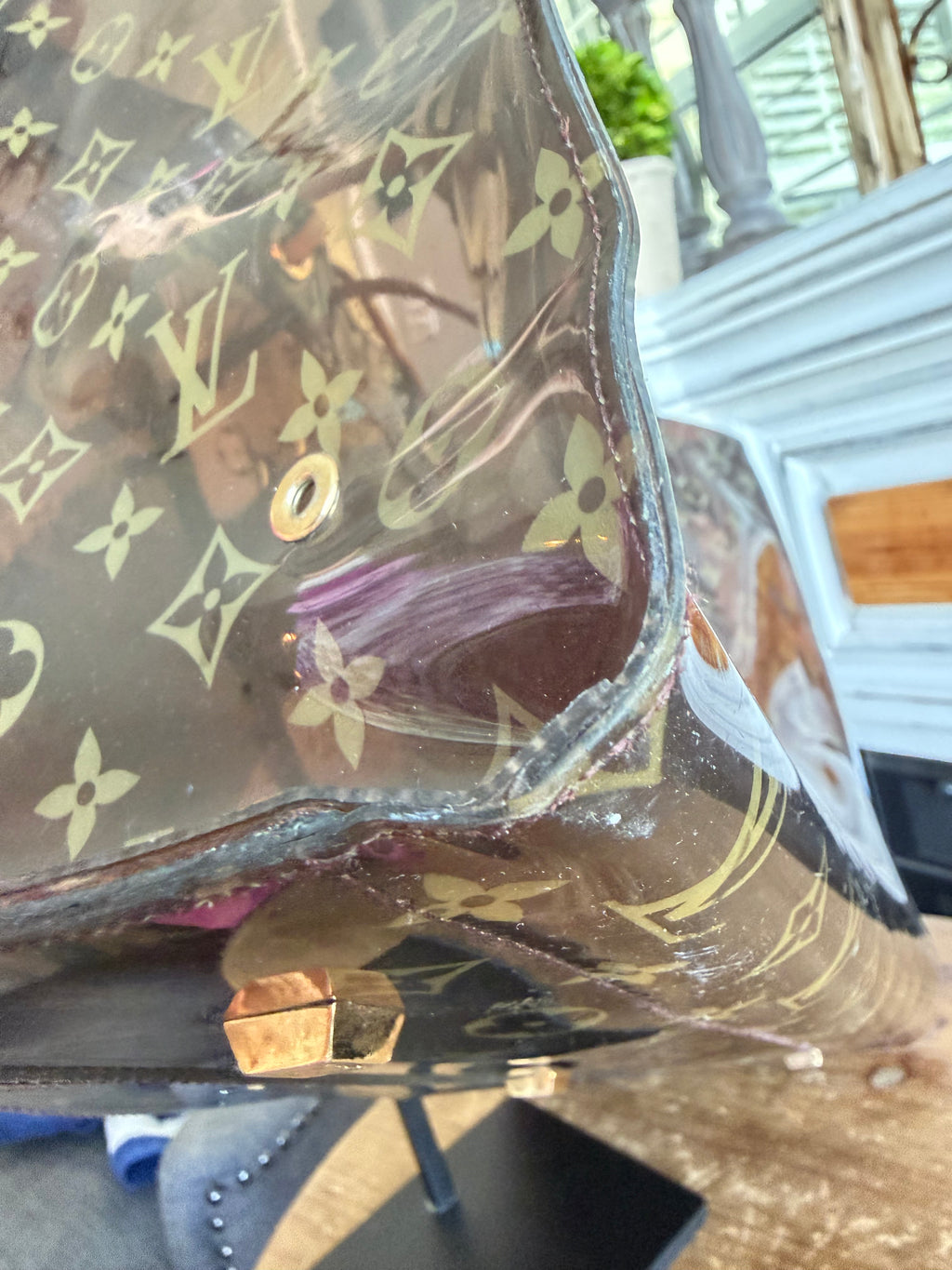 Ambre Sac Cabas Monogram Vinyl GM