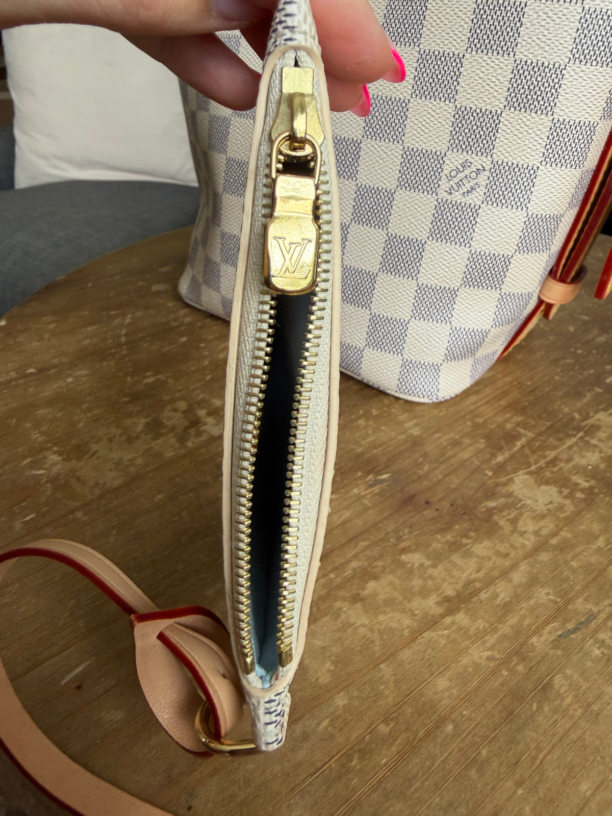 All In Bb in Damier Azur