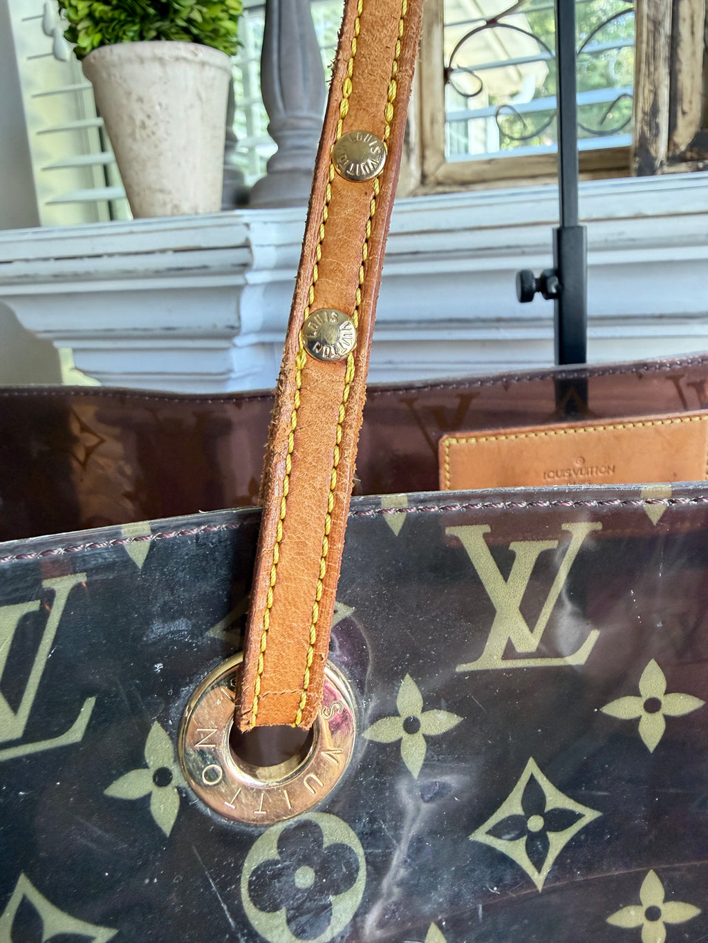 Ambre Sac Cabas Monogram Vinyl GM