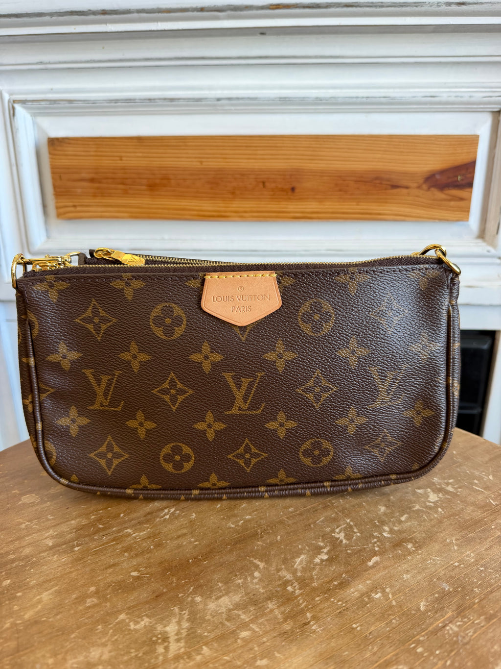 Multi Pochette Accessories in Khaki