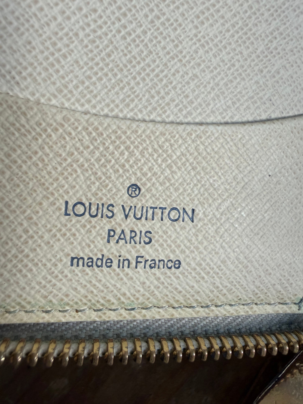 Compact Zippy Wallet in Damier Azur