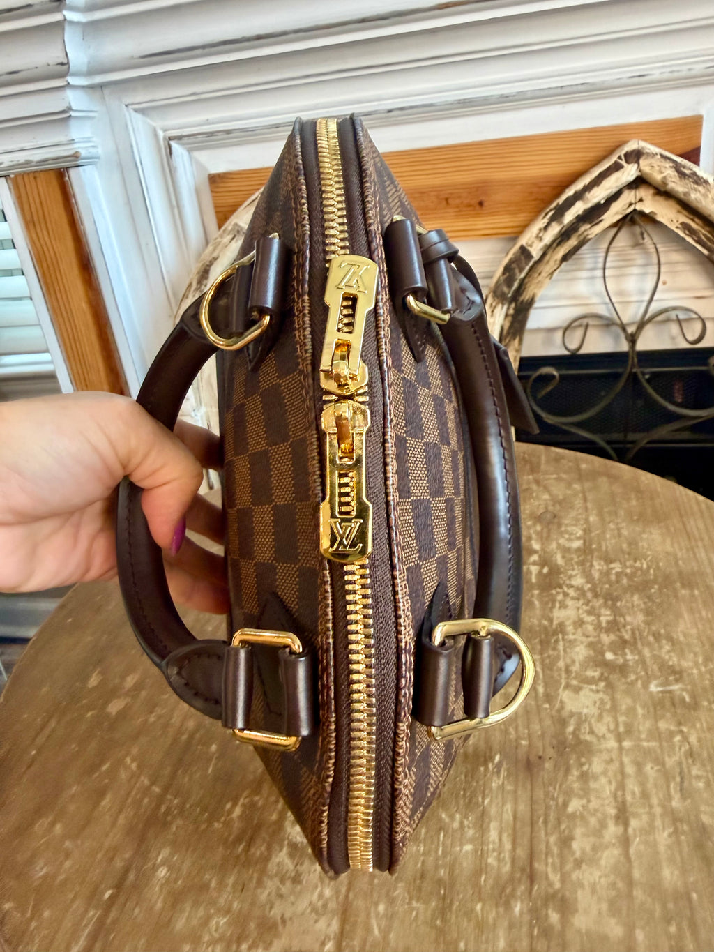 Alma BB in Damier Ebene