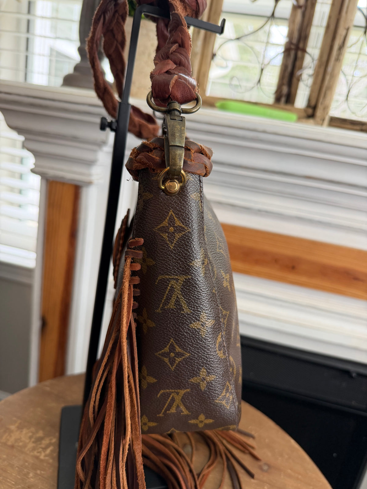 Loop MM- Custom up cycled crossbody