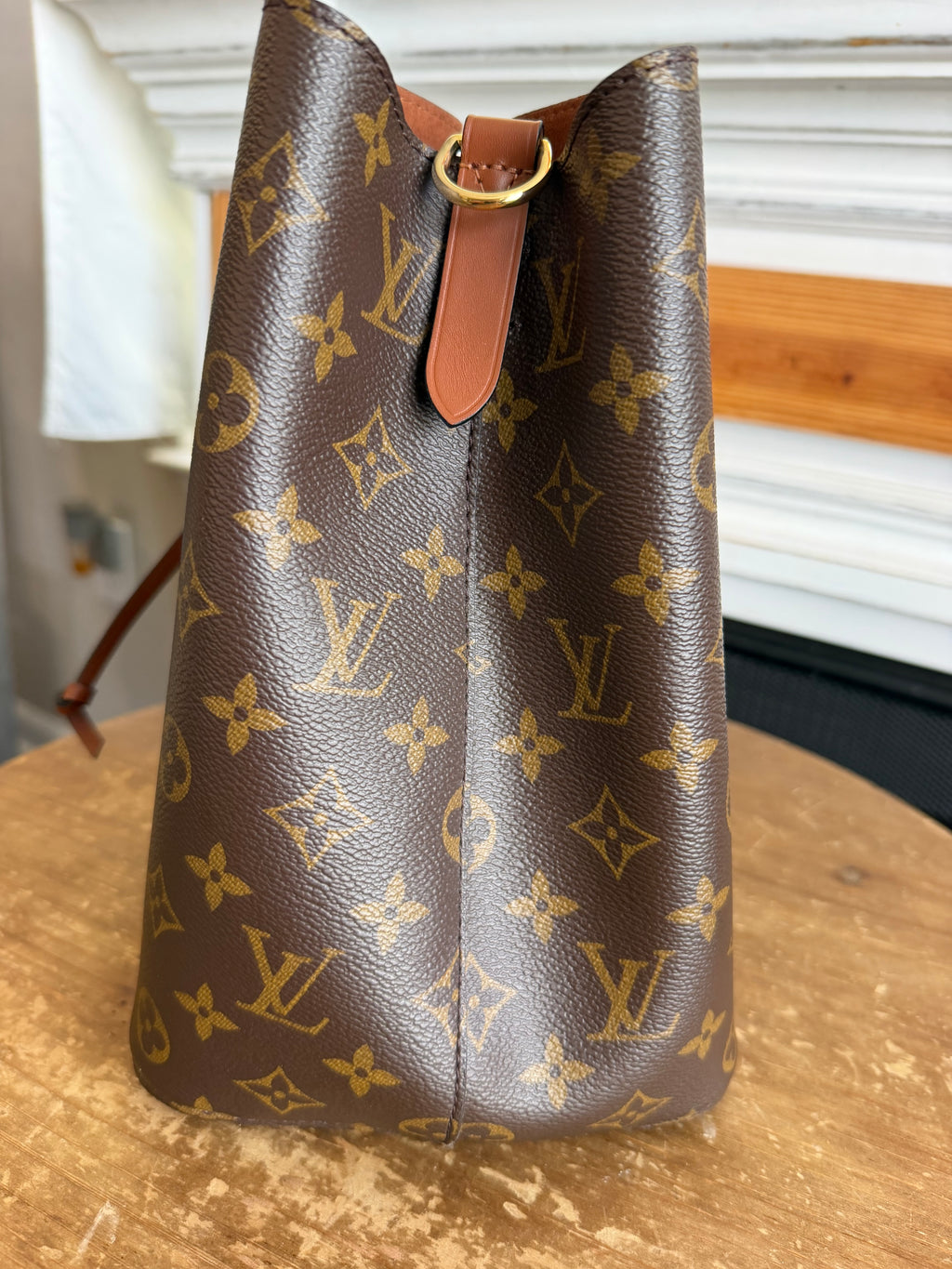 NéoNoé MM in Monogram and Cognac