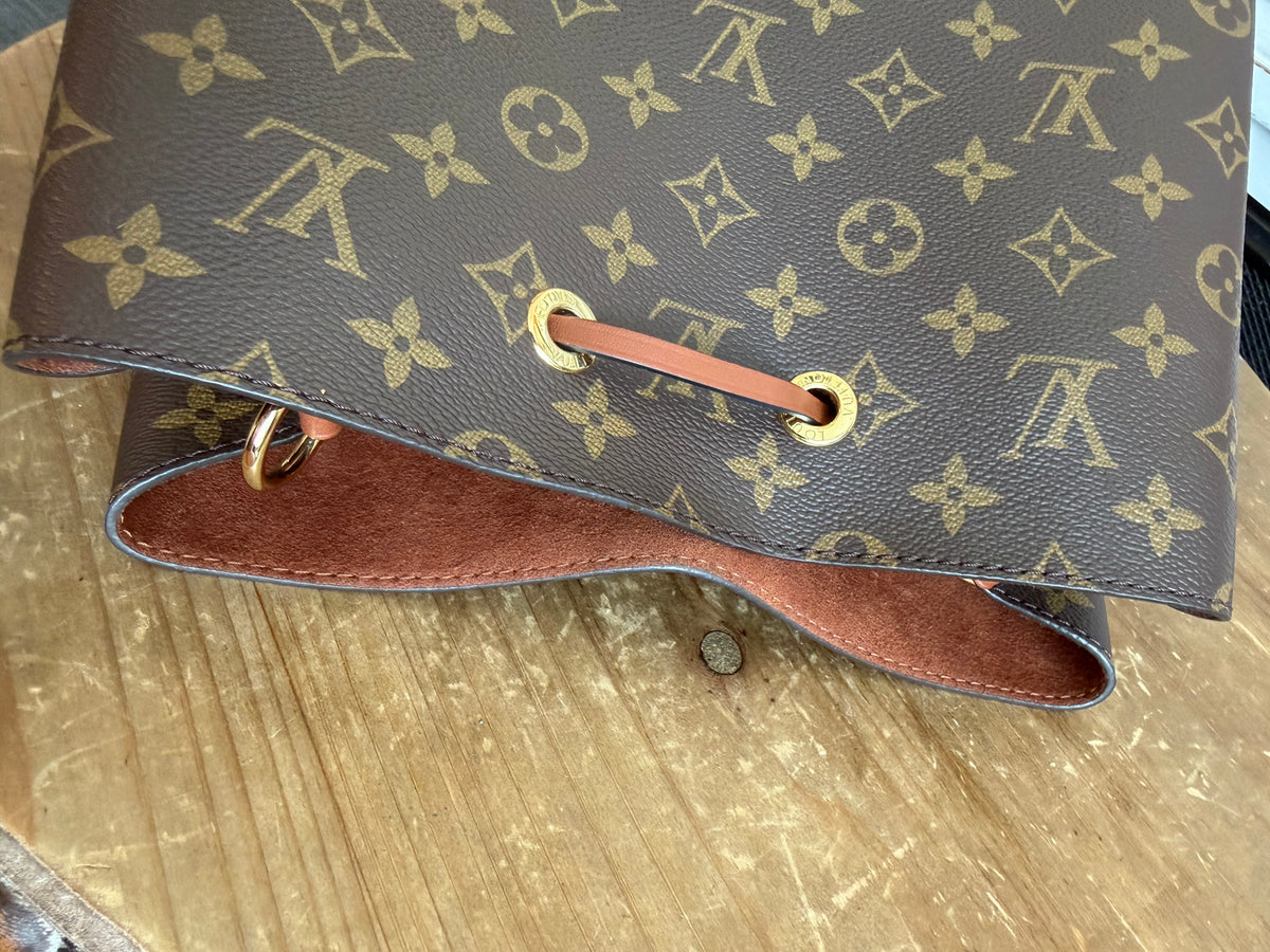 NéoNoé MM in Monogram and Cognac