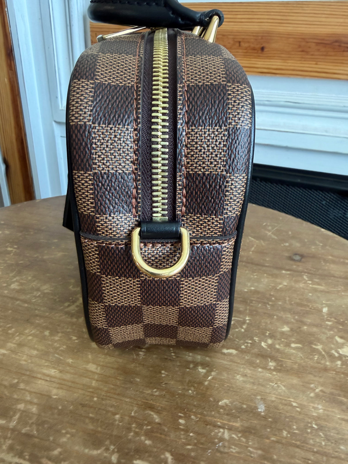 Valisette Souple BB in Damier Ebene and Black