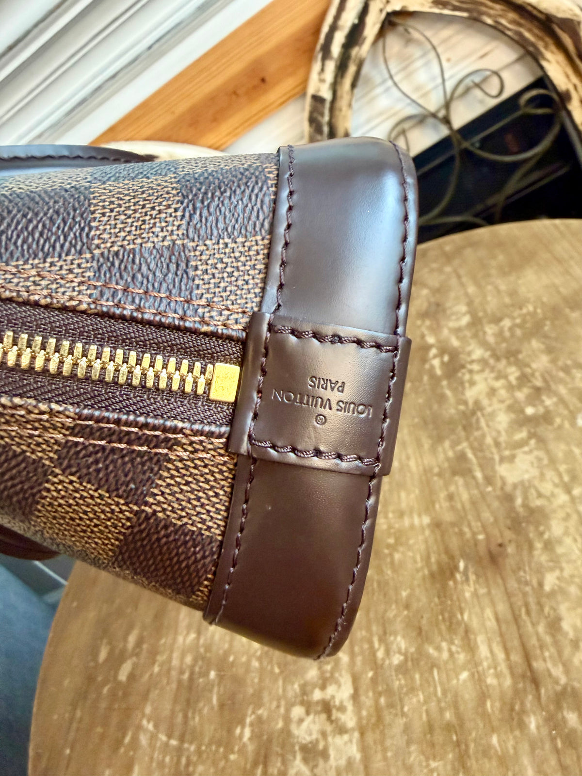 Alma BB in Damier Ebene