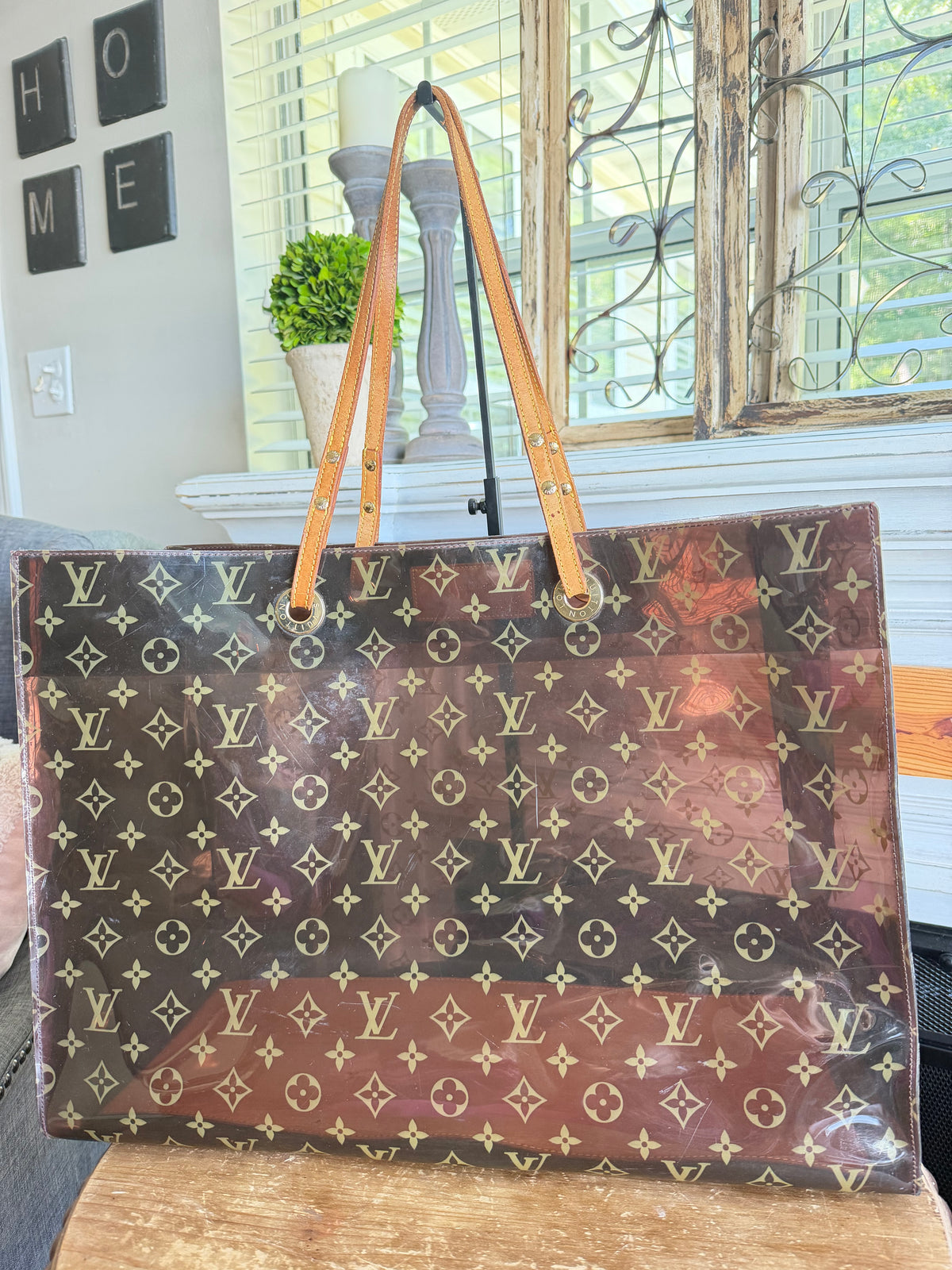 Ambre Sac Cabas Monogram Vinyl GM