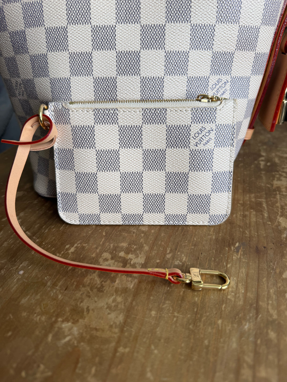 All In Bb in Damier Azur