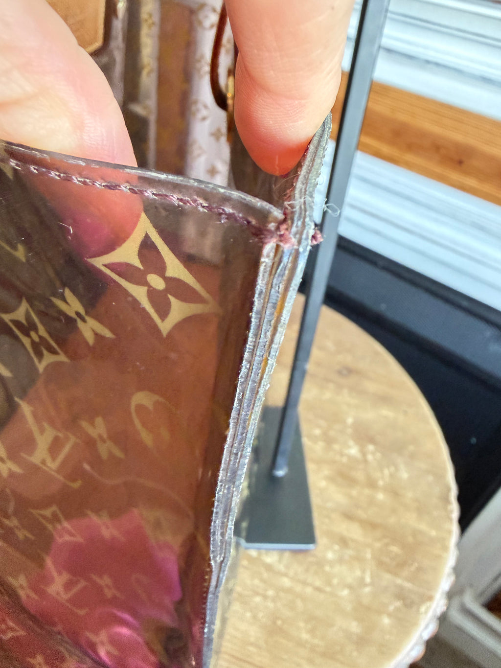 Ambre Sac Cabas Monogram Vinyl GM