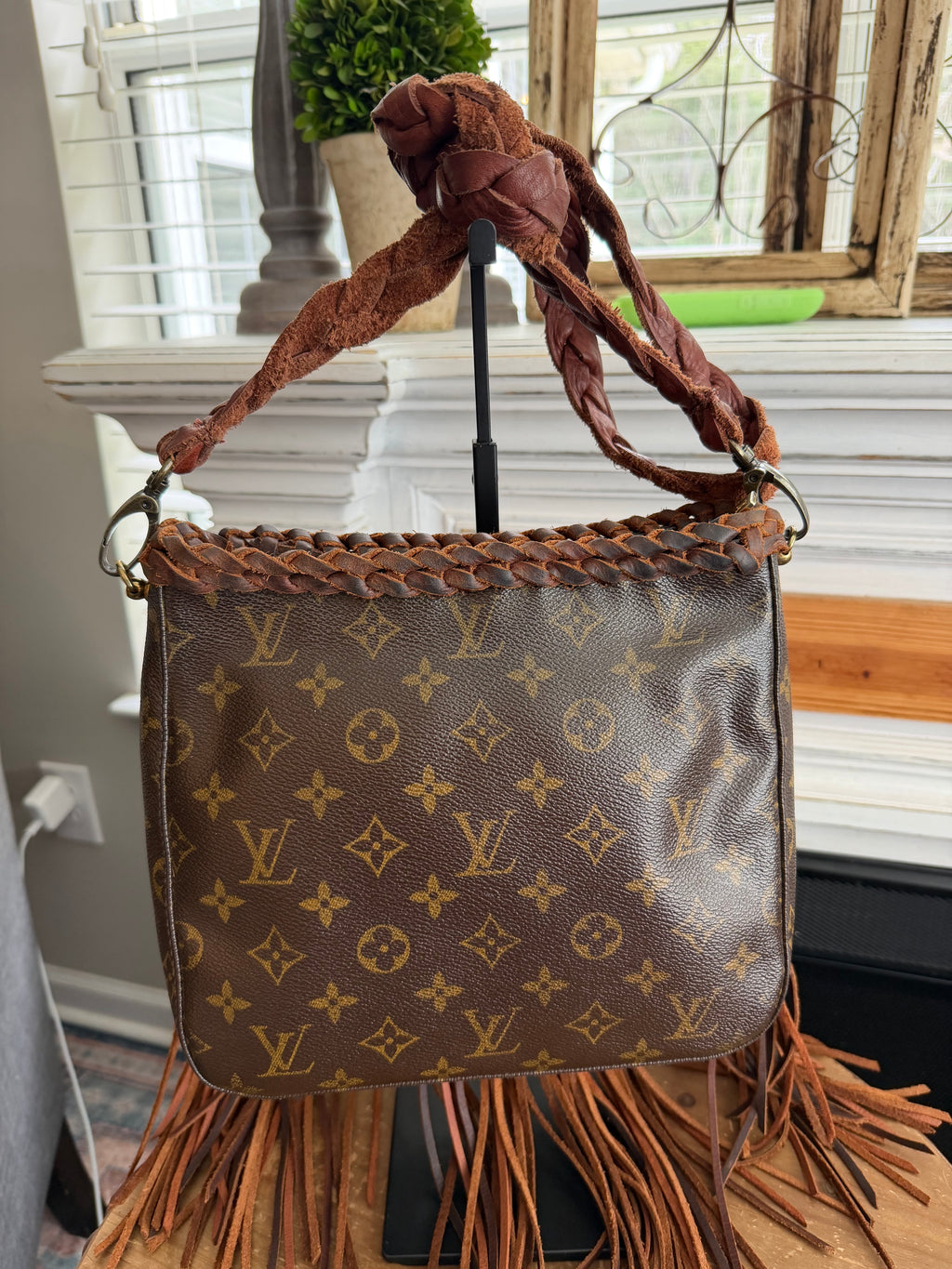 Loop MM- Custom up cycled crossbody