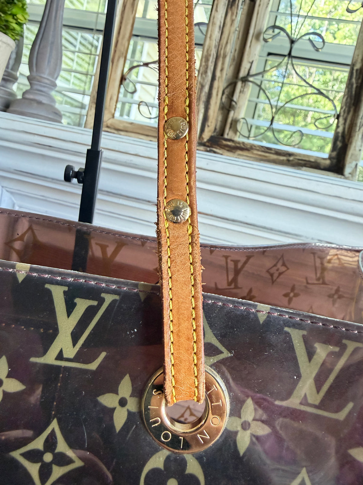 Ambre Sac Cabas Monogram Vinyl GM