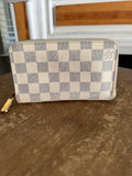 Compact Zippy Wallet in Damier Azur