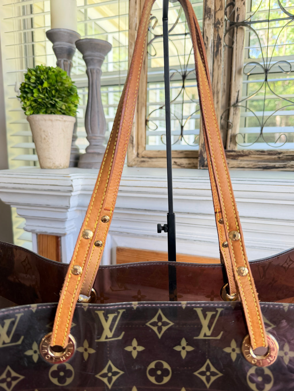Ambre Sac Cabas Monogram Vinyl GM