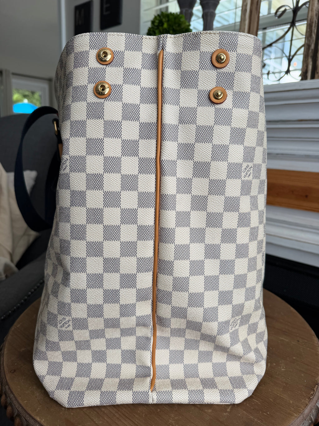Beach Cabas GM in Damier Azur
