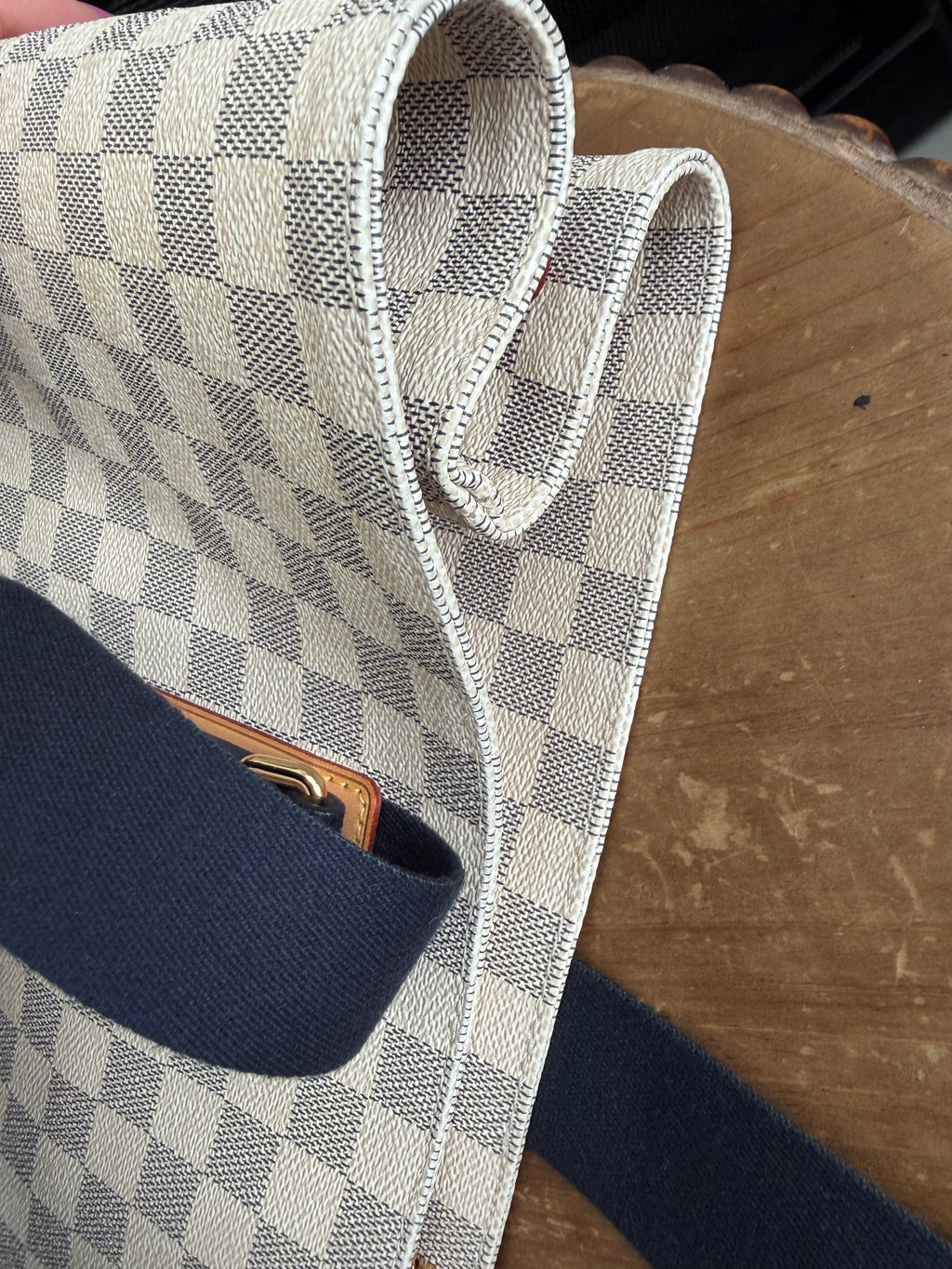 Beach Cabas GM in Damier Azur