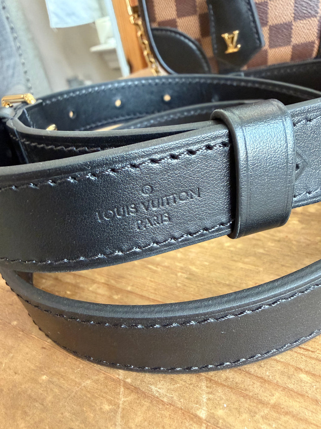 Valisette Souple BB in Damier Ebene and Black