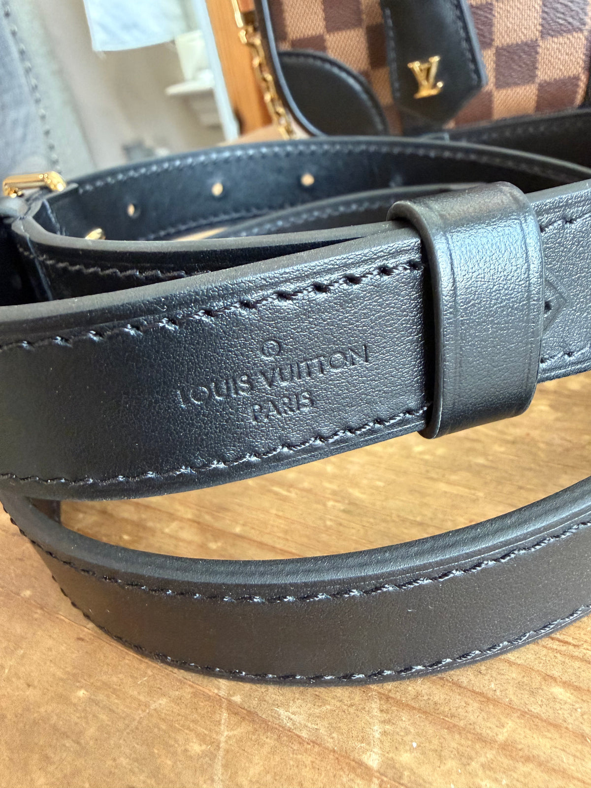 Valisette Souple BB in Damier Ebene and Black