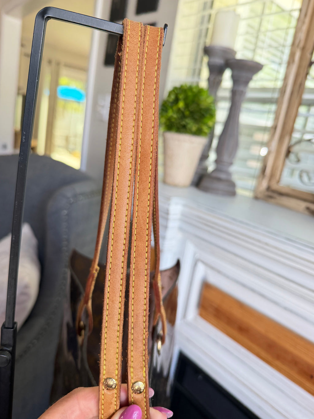 Ambre Sac Cabas Monogram Vinyl GM