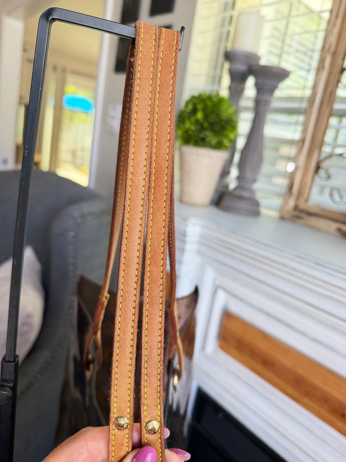 Ambre Sac Cabas Monogram Vinyl GM