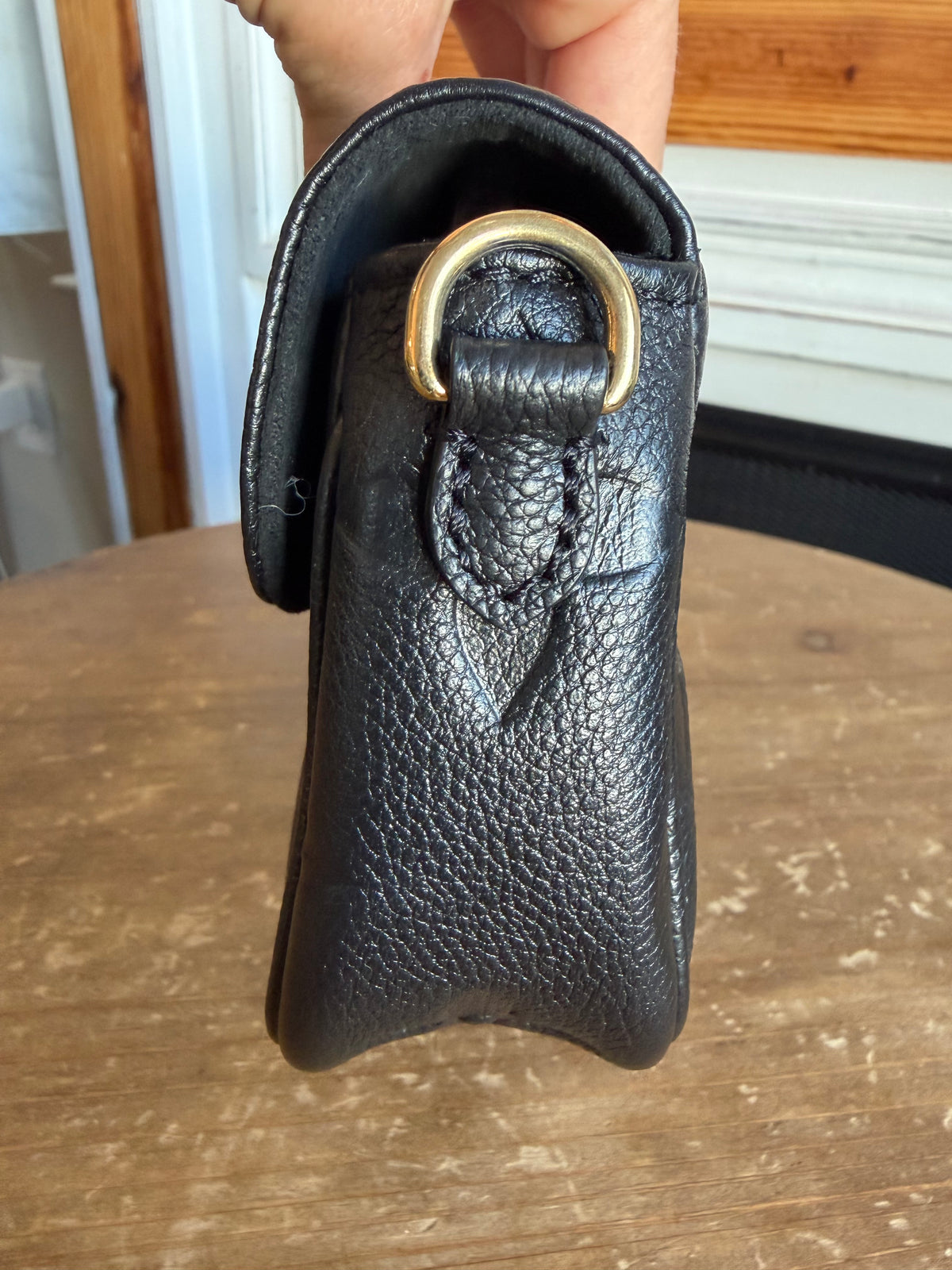 Wallet on Chain Ivy Empreinte in Black