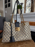 GG Supreme Bee Padlock Tote - Medium