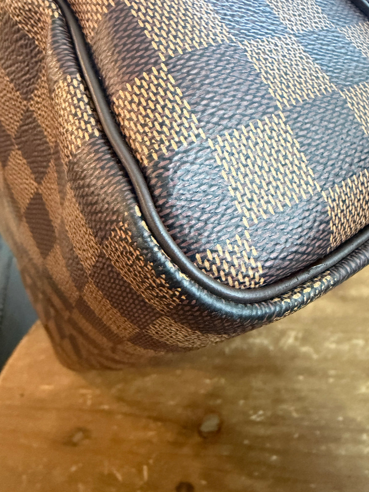Speedy 30B Bandouliere in Damier Ebene