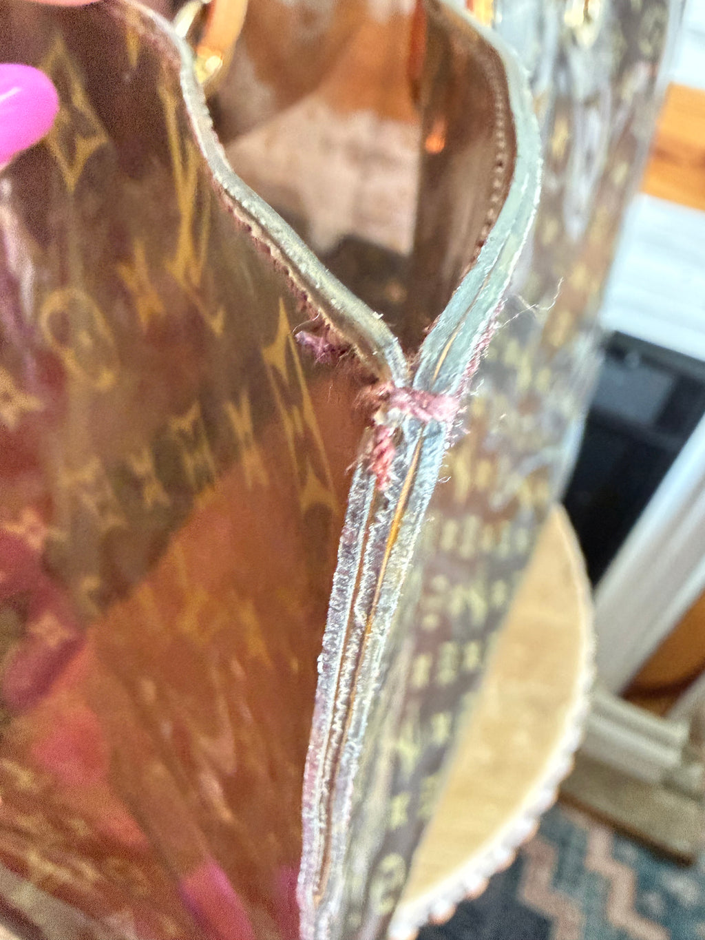 Ambre Sac Cabas Monogram Vinyl GM